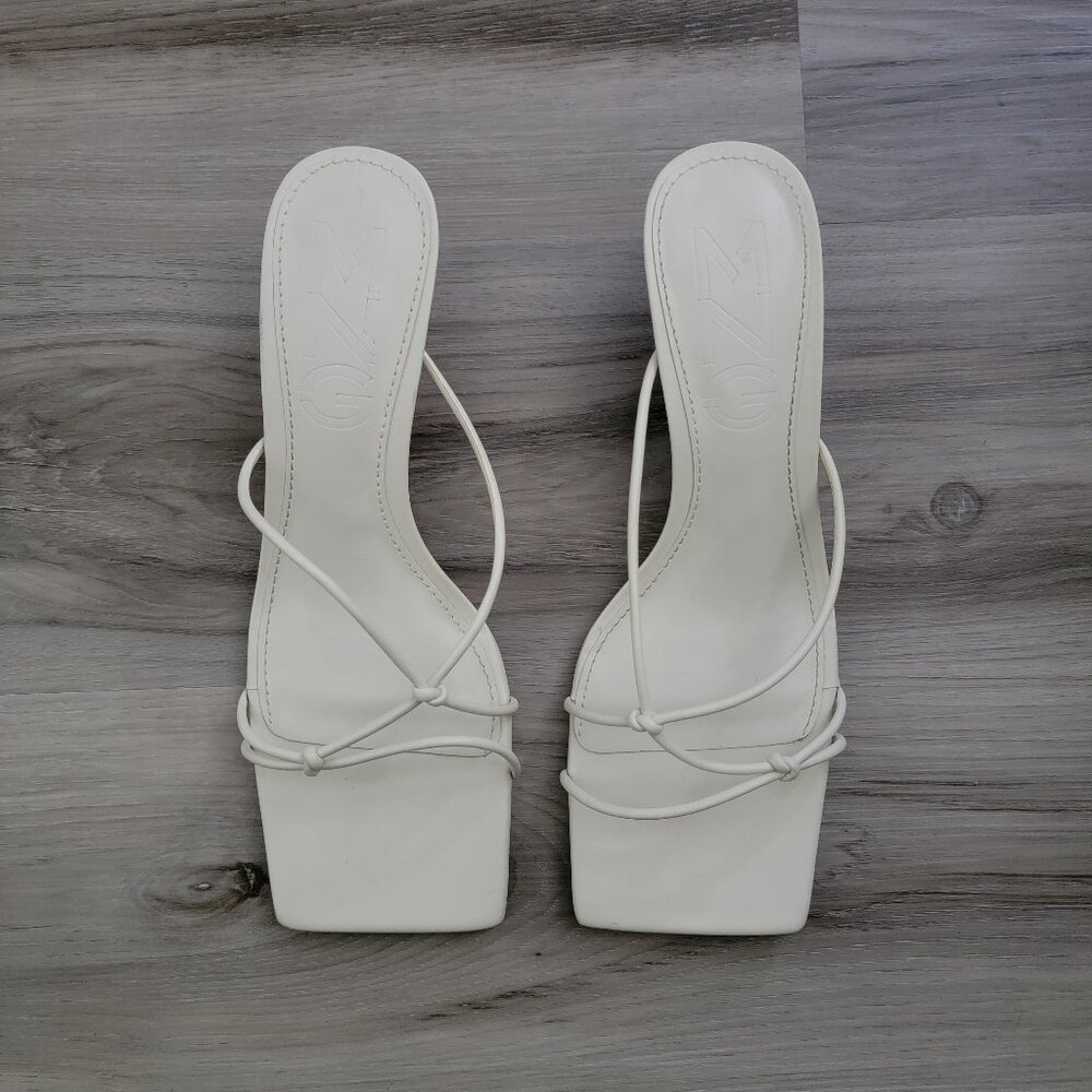 Mango | White strappy sandals